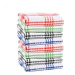 Pro Blazes 100% Natural Cotton Kitchen Towels - Pack of 4, 8 & 12, 50 X 70 Cm Dish Towels - Towels for Drying Dishes – Machine Washable Kitchen Towels - Bar Towels - Ultra Absorbent Tea Towels (8)