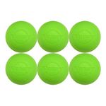 6 Pack of Velocity Lacrosse Balls. Color: Lime Green