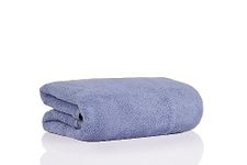 Glivary Microfiber Large Bath Towels | (70X140) 300 TC Extra Soft Plush & Quick Dry High Absorbency Large Size Towels For Bathing (Dark Blue)