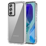Zapcase Back Case Cover for Samsung Galaxy M55 5G / Samsung Galaxy M55s 5G | Compatible for Samsung M55 5G / Samsung M55s 5G Back Cover | Case Cover with Camera Protection | (TPU + PC | Transparent)