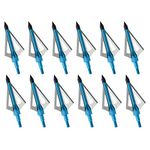 KLY 12x Archery Hunting Arrows Hunting Broadheads 100gr 3 Blade Arrow Archery Compound Bow Beast Aftershock