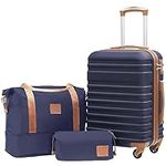 Coolife Suitcase Set 3 Piece Luggag