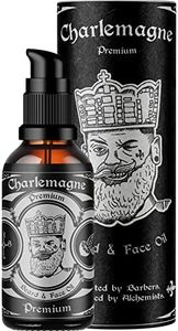 Charlemagne Bartöl - TESTSIEGER - 100% Vegan Bartöl Vanille Tabak Duft - Bart Öl Made in Germany Bartöl Herren - natürliches Bartpflege Öl regt das Bart Wachstum an -Beard Oil Vegan - Bartwuchs Öl