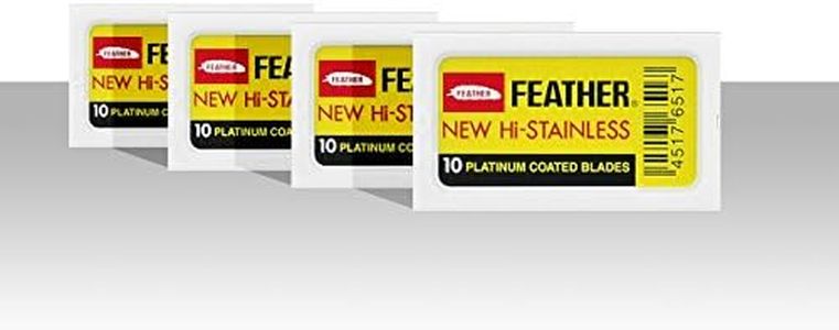 Feather - Pack de 40 cuchillas de doble hoja