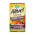 Alive! Ultra Women's Energy Wholefood Plus, 26 Essential Vitamins and Minerals, Specially Balanced Formulation for Women, Suitable for Vegetarians - 60 Tablets