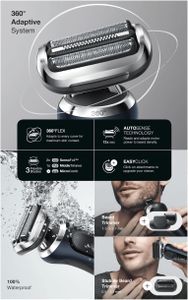 Braun Series 7 Electric Shaver for Men – Blue
