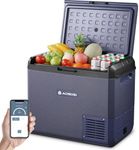 AAOBOSI Car Fridge 60L, IPX4 Waterproof Camping Fridge Freezer with APP Control, 12V/240V, -20°C to 20°C – Ideal for Campervan, Truck, Boat, Motorhome, Travel & Picnic