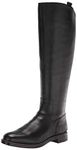 Franco Sarto Womens Meyer Knee High Flat Boots, Black, 6