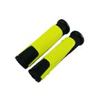 Senior Cycle Handle Grip for 24-29 Inch Bicycle Dual Color Soft Rubber Non Toxic Anti-Slip MTB/City Bicycle Handle Grip Length 13cm Multicolor (Black-Green)