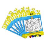 The Talking Canvas Printed Canvas Painting Kit with Easel Stand | Pack of 6 | Art and Craft Kit for Girls and Boys | Return Gift for Birthday Parties | Return Gifts - Mermaid Theme