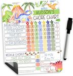 Dry Erase Chore Chart for Kids – Daily Responsibility and Reward Chart, Magnetic Chore Chart for Refrigerator, Behavior Board for Toddlers and Kids, Weekly Checklist