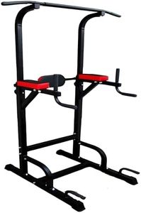 Power Tower, Adjustable Pull Up & Dip Station and Ab Workout, Multifunctional Home Gym Fitness Equipment