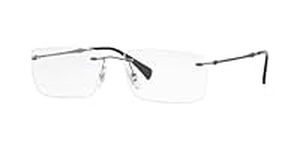 Ray-Ban Men's Rx8755 Titanium Recta