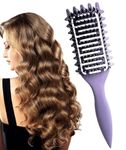 Hair Brush For Women, Vent Curly Hair Comb Detangler Hair Brush, Flexible Curl Defining Brush Paddle Hair Brush Detangling Hair Brush Hair Brush Men, Hairbrush For Long/Short/Straight/Curly Hair