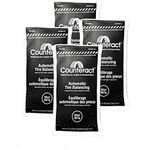 Counteract 20OZ-B4 Centrifugal Force Tire/Wheel Balancing Beads - Off-Road Vehicles, Light Duty Truck Tires, (4) 20oz Balance Bead Bags, (4) Valve Caps and Cores