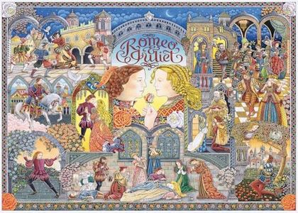 Ravensburger Puzzle, Puzzle 1000 Pezzi, Romeo & Giulietta, Puzzle per Adulti, Puzzle Ravensburger - Stampa di Alta Qualità, Jigsaw Puzzle