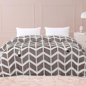 VENTIMI Electric Blanket Queen Size, 84" x 90" Heated Blanket with 9 Heat Levels & 2-4-8-10 Hours Auto Off, Fast Heating Blanket with ETL & FCC Certification, Beige