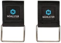 NÖHLSTER Arc-Ring Belt Anchor Tool Attachment with Tool Clip (2-pack) | Tape Measure Holder & Other Tools, Metal Hammer Loop, Gentle Arc Ring to Secure Tape Measure