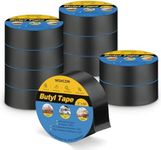 NISHCON Butyl Tape 2" x 50', Deck Joist Tape for Decking, Waterproof and Anti-Corrosion for Extend Deck Life, 10 Rolls