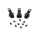 Zipperstop Authorized Distributor YKK® Zipper Repair Kit Vislon ~ Universal #5 Molded Slider ~ Black (3 Sliders/Pack)
