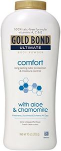 Gold Bond Ultimate Comfort Body Powder, Aloe & Chamomile 10-Ounce Bottles (Pack of 4)