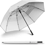 Weatherman Umbrella - Golf Lite Umbrella Extra Large Big Oversize Windproof for Golf Bag Push Cart w/UV Protection