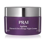 PRAI BEAUTY - Ageless Throat & Decolletage Night Creme - Natural Anti-Wrinkle Cream for Men & Women