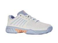 K-Swiss Performance Women's Express Light 3 HB Tennis Shoes, Star White/Heather/Peach Fuzz, 6 UK