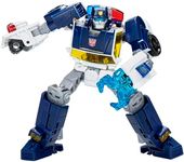 Transformers Legacy United Deluxe Class Rescue Bots Universe Autobot Chase, 5.5-inch Converting Action Figure, 8+