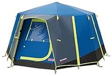 Coleman Tent Octago, 3 Man Tent Ideal for Camping in the Garden, Dome Tent, Waterproof 3 Person Camping Tent with Sewn-in Groundsheet