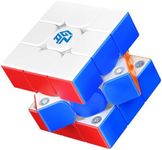 GAN 356 ME, Speed Cube 3x3 Magnetic Puzzle Toy with 48 Magnets GES Pro+ Customized 12 Tension Settings, Ideal for Children Kids Adults, GAN 356 M Upgraded Version, UV Coated