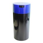 Tightpac America 1-1/2 Pound Vacuum Sealed Dry Goods Storage Container, Black Body/Dark Blue Cap