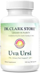 Dr Clark Store Uva Ursi Urinary Tract Support - 500 Mg, 63 Vegan Supplements, Immune Booster