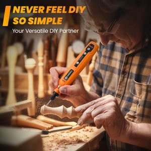 HARDELL Mini Cordless Rotary Tool – Compact Rechargeable Grinder