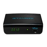 GT Media V7S2X HD Free to Air FTA Digital Satellite TV Receiver with USB WiFi Antenna, DVB-S/S2/S2X H.264 Full HD 1080p, Decodificador Satelital for Astra 19.2E Galaxy 19 97W