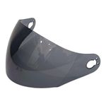 Strides present polycarbonate unbreakable tinted visor suitable for Studds Marshall model open face helmet and selfsame open face helmet (This visor gives clear and sharp vision in day and night).