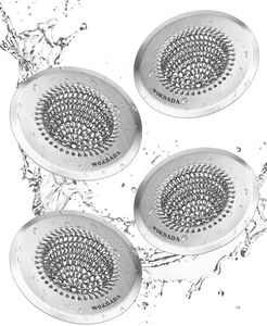 Sink Drain Strainer, Reversible Easy Clean Mesh Sink Strainer with 304 Stainless Steel, Wokdada Revolutionary Anti-Rust Large Kitchen Sink Strainer Food Catcher for Garbage Disposal Without Clogging