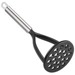 Tenta Kitchen Stainless Steel Smooth Potato Masher Ricer Crusher - Fine-Grid Mashing Plate for Smooth Mashed Potatoes,Vegetables and Fruits (Nylon)