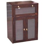 RAJ HANDICRAFT Solid Wood Inverter Battery Cabinet | Single Battery Box | Solid Wood Inverter Battery Cabinet | Storage Cabinet | Electic Safety Box Walnut