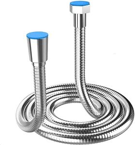 Shower Hose 1M / 1.5M / 2M / 300cm / 4M / 5M Stainless Steel Extra Long Shower Head Hose, with Solid Brass Connector, Anti-Kink and Tangle Free. (300cm)