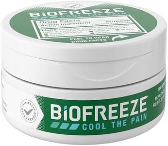 Biofreeze Pain Relief Cream, Knee & Lower Back Pain Relief, Sore Muscle Relief, Neck Pain Relief, Shoulder Pain Relief, Muscle Recovery, FSA Eligible, 3 OZ Biofreeze Menthol Cream