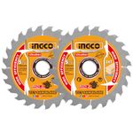 INGCO Saw Blade Set, TCT Saw Blade Suitable for Circular Saw, for Wood Metal Tile Cutting