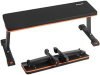 Panana Weight Bench Flat Bench Strength Training Bench, Foldable Bench for Full Body Workout Home