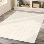 LEEVAN Bedroom Rug 5x8 Durable Rugs