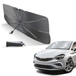 AutoGuys Car Sun Shade Windshield Cover Umbrella Windshield Sun Shade for Car Front Window Sun Protection & Heat Insulation Foldable Sun Shade Full Cover Sun Shade for Vehicles (Universal Size)