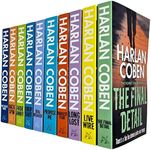 Harlan Coben Myron Bolitar Series Collection 1-10 Books Set (Deal Breaker, Drop Shot, Fade Away, Back Spin, One False Move, The Final Detail, Darkest Fear, Promise Me, Long Lost, Live Wire)