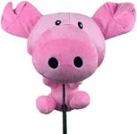 Pink Pig Golf Fairway Head Cover, Fit Driver and Fairway Woods, Plush Fabric, Smooth and Soft Touch Feeling, Best Gift for Kids