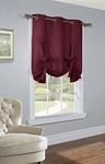 Thermalogic Prescott Solid Tie Up Curtain Panel, 40 X 63, Burgundy