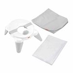 Fisher-Price 2-in-1 Travel Potty portable infant to toddler potty training toilet and removable potty ring for travel