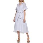 Tommy Hilfiger Women's Maxi Dress, Bright White 1, 8 (Pack of 2)